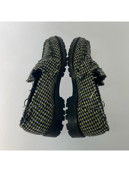 COMME des GARCONS シューズ HOMME PLUS 千鳥 ツイード ローファー  25