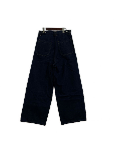 YOKE  Denim 3pleated Wide-leg Trousers 3 インディゴ