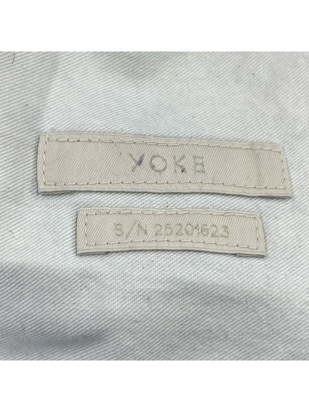 YOKE  Denim 3pleated Wide-leg Trousers 3 インディゴ