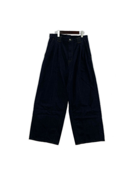 YOKE  Denim 3pleated Wide-leg Trousers 3 インディゴ