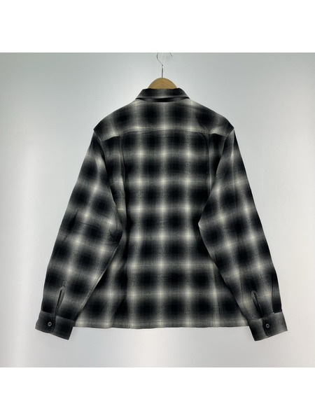 Supreme 長袖シャツ Shadow Plaid Flannel Zip UpShirt M