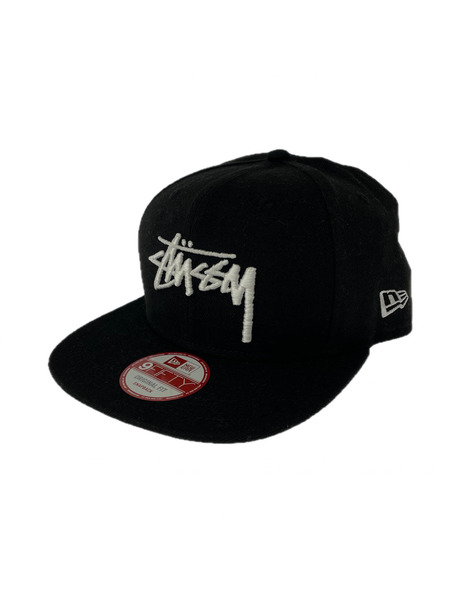 STUSSY キャップ NEW ERA 9FIFTY ブラック