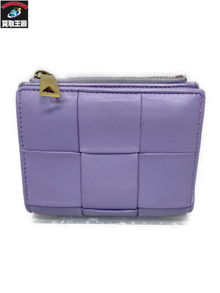 Bottega Veneta カセット コンパクトウォレット 紫[値下]