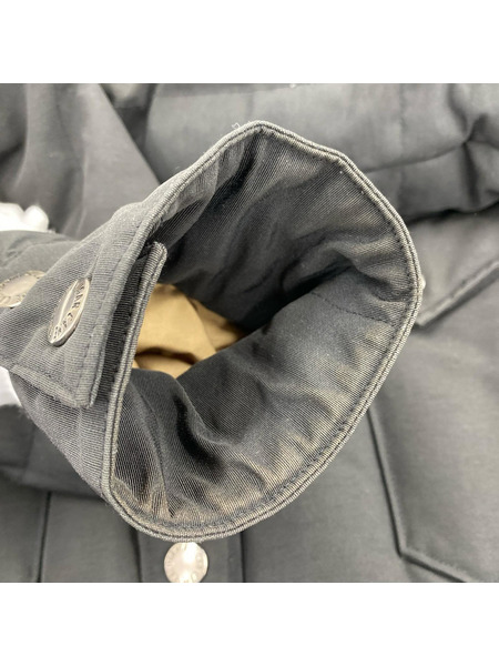 SUGAR CANE ダウンジャケット レザー切替 黒 白