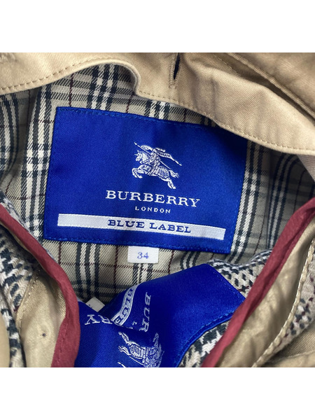BURBERRY BLUE LABEL ジャケット ライナー付JKT