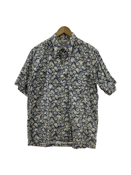 STUDIO D’ARTISAN/半袖和柄アロハ（L)