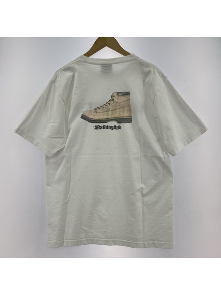 A BATHING APE 00年 MANHUNT BOOTS PHOTO TEE L