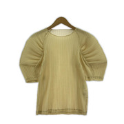 MAISON SPECIAL MAISON SPECIAL ラウンドスリーブプリーツトップ