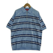 Supreme ニット・セーター 23SS sequin stripe zip polo