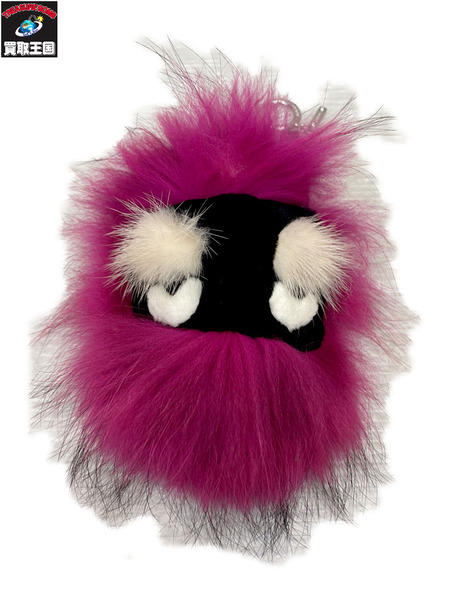 FENDI バッグバグズ モンスターバッグチャーム キーホルダー ピンク