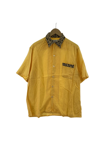 WACKO MARIA TWO-TONE 50S SHIRT YELLOW[値下]