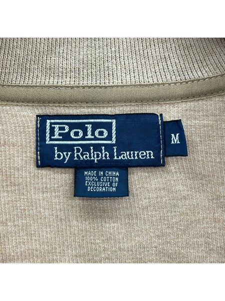 POLO RALPH LAUREN 長袖Tシャツ・カットソー ハーフジップ sizeM ブラウン[値下]