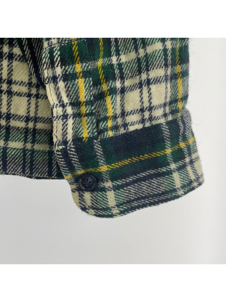 L.L.Bean 長袖シャツ 60s~70s 筆記体タグ チェックシャツプルオーバー (XL)