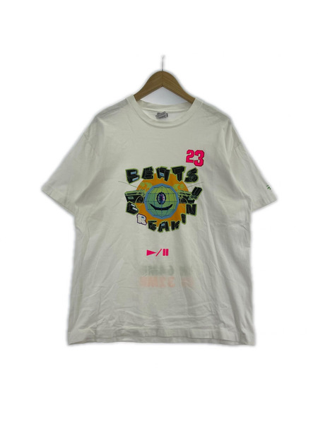 STUSSY 半袖Tシャツ・カットソー 00s 銀タグ USA製 BEATS BREAKIN プリントTee (L)