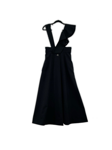 UNITED TOKYO ノースリーブワンピース メタルパーツジャンパースカート 黒