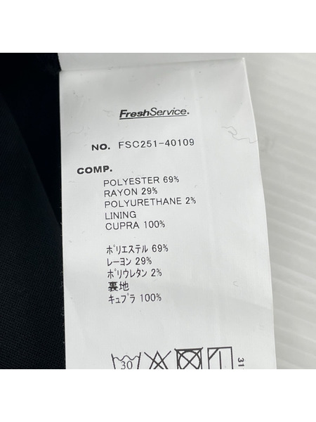 FreshService パンツ WOOL Y CLOTH WIDE TROUSERS BLK L