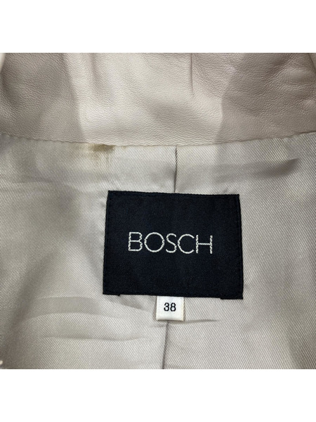 レザージャケット BOSCH 羊革 ラムレザージャケット (38)[値下]