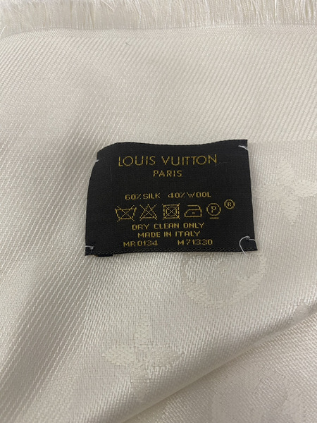 LOUIS VUITTON ショール・モノグラム ブロン