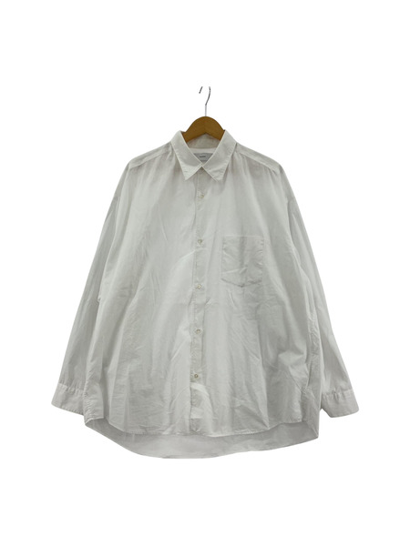 graphpaper Broad L/S Oversized Regular Collar Shirt F 白