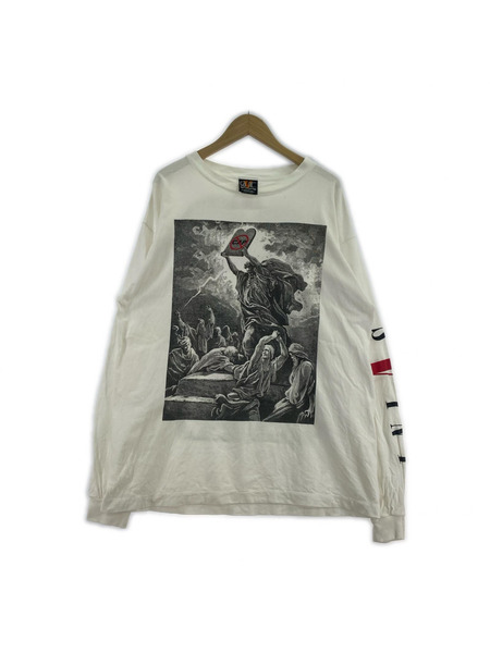 SAINT MICHAEL 半袖Tシャツ・カットソー 22ss Vlone No Cap L/S Tee XL WHT