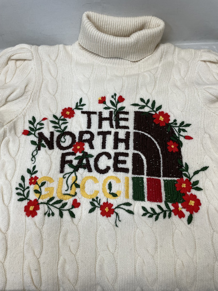GUCCI×THE NORTH FACE 21AW ロゴフラワーエンブロイダリー