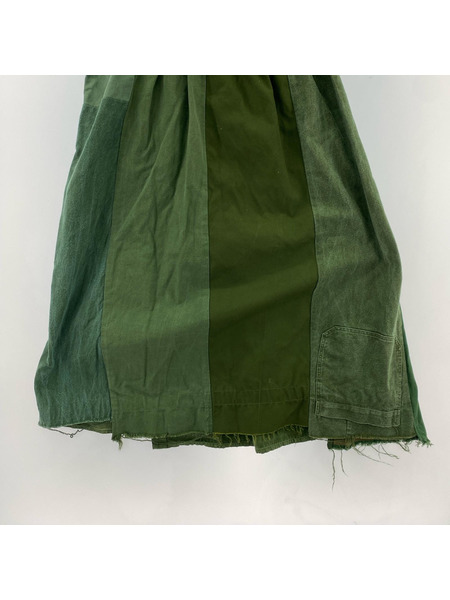 ソノ他 ARTE POVERA  ミリタリースカート カーキ