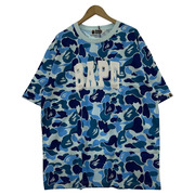 A BATHING APE  ABC CAMO RELAXED FIT BAPE LOGO TEE