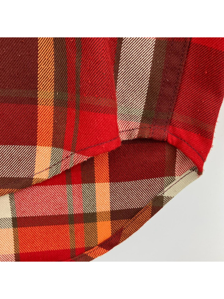 DAIWA PIER39 長袖シャツ TECH WORK SHIRTS FLANNEL PLAIDS (S)