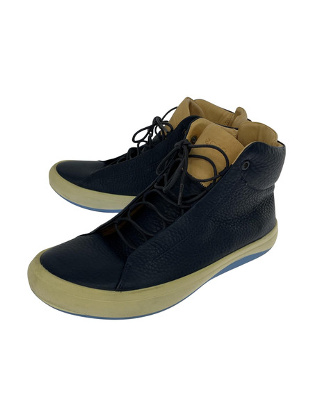 ecco ハイカットスニーカー ネイビー[値下]
