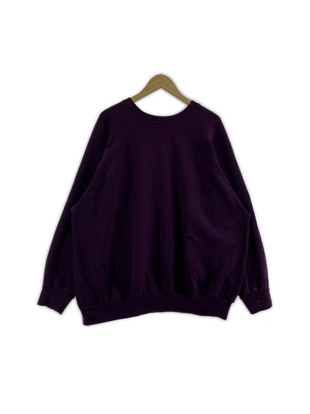 90s TULTEXボディ USA製 ブランクスウェットシャツ 紫 (2X)