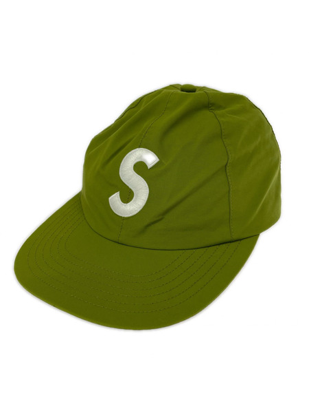 Supreme キャップ 緑 sロゴ