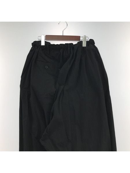 Y's 23AW コットンリネンギャザー裾ベルテッドパンツ
