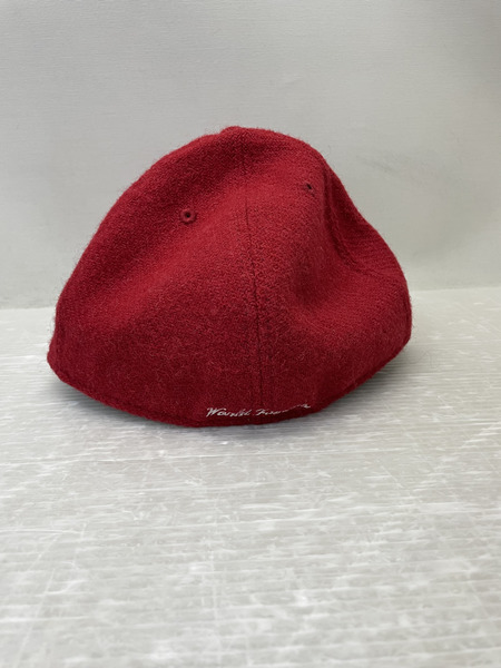 Supreme Harris Tweed Box Logo New Era Cap レッド