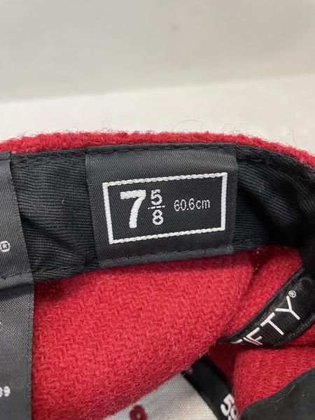 Supreme Harris Tweed Box Logo New Era Cap レッド