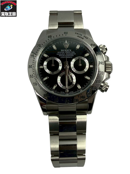 ROLEX Cosmograph Daytona ロレックス コスモグラフ・デイトナ 116520 SSモデル ステンレスモデル 黒文字盤 ランダム OH済み 仕上げ済み メンズ AT 自動巻き 