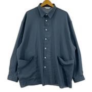 DIGAWEL ポリウールシャツ グレー (1)