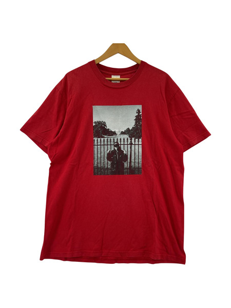 18SS/Supreme UNDERCOVER/Public Enemy White House Tee/L/RED