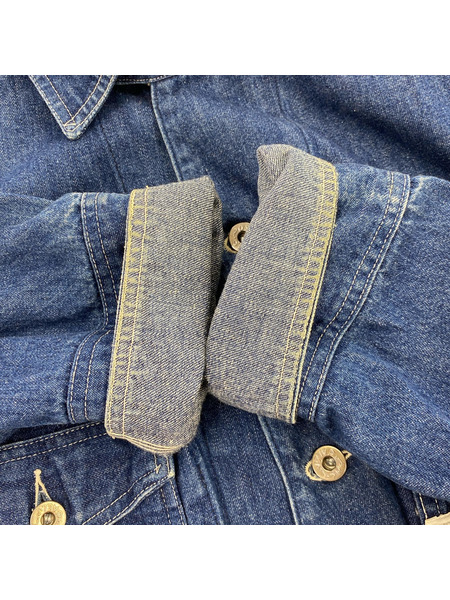 POST OVERALLS デニムジャケット 90s USA製 デニムカバーオール XS