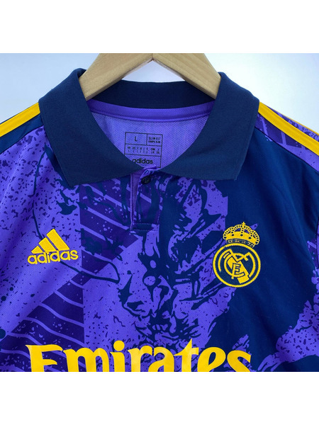 adidas レアルマドリード 23/24 プレイヤーバージョン ユニフォーム 2XL パープル
