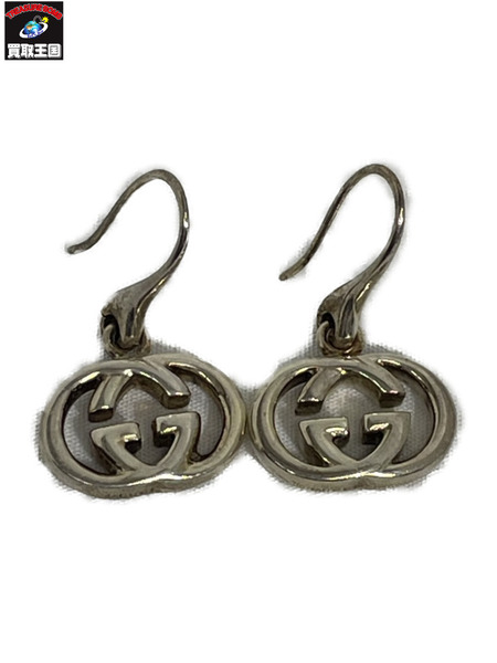 アクセサリー GUCCI インターロッキングG ピアス Sv925/Ag925