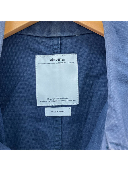 VISVIM TRAVAIL COVERALL 0116105013036 紺 (1)