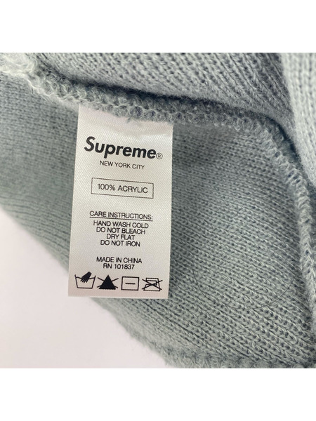 Supreme ニットキャップ 17AW Digi Camo Beanie 青グレー