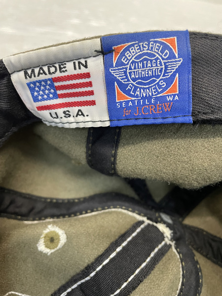 EBBETS FIELD FLANNELS×J.CREW タイガー 6パネルキャップ