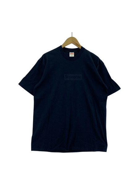 Supreme 半袖Tシャツ・カットソー 23SS Tonal Box Logo Tee ネイビー (M)