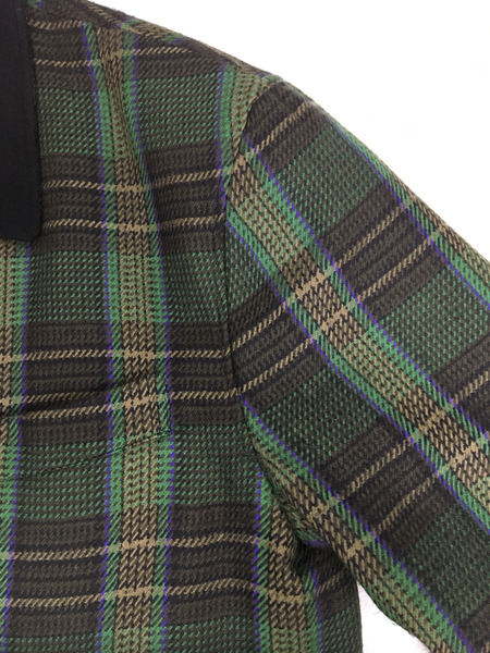 CELINE　メンズラグ衣料 チェック柄 ウールコート