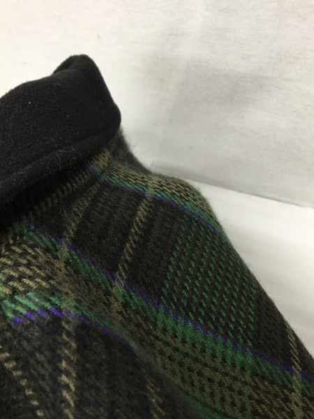 CELINE　メンズラグ衣料 チェック柄 ウールコート