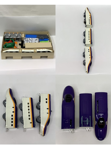 プラレール 連結！Ｅ８系つばさ＆トミカアーチ踏切セット 初回特典付き 開封品 動作確認済み 新幹線 E8系山形新幹線つばさ