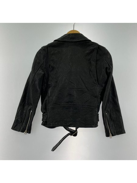 beautiful people ライダース shrink leather riders jacket/130/BLK