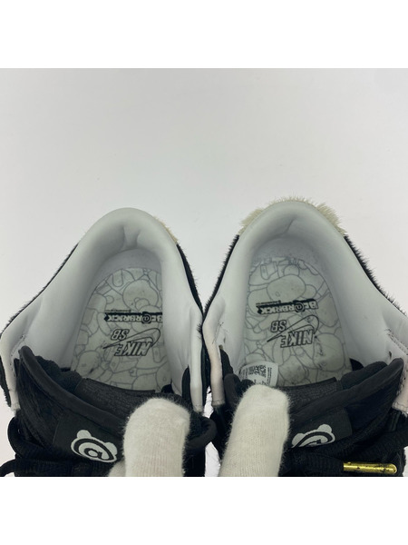 NIKE DUNK LOW OG QS BE@RBRICK スニーカー 27.0 ブラック