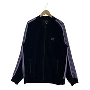 Needles R.C. Track Jacket - C/PE Velour XL ブラック×パープル